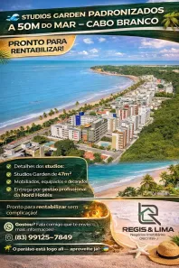 Flat com 1 Quarto à venda, 45m² no Cabo Branco, João Pessoa