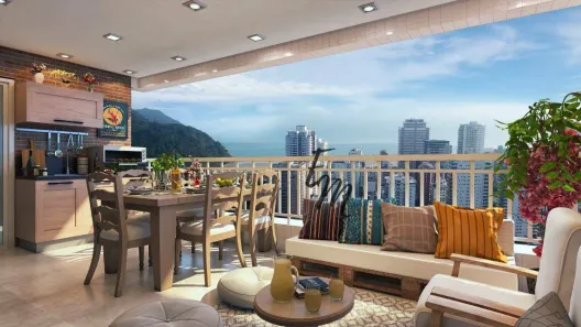 Apartamento com 3 Quartos à venda, 106m² no Canto do Forte, Praia Grande