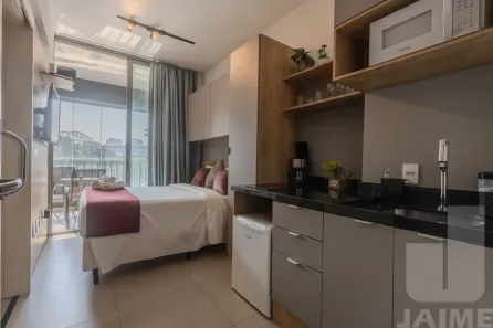 Apartamento com 1 Quarto para alugar, 25m² no Perdizes, São Paulo
