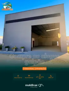 Galpão/Depósito/Armazém para alugar, 300m² no Palmital, Linhares