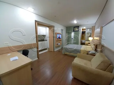 Flat com 1 Quarto para alugar, 27m² no Chácara Santo Antônio (Zona Sul), São Paulo