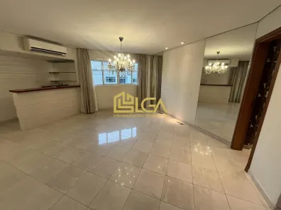 Apartamento com 3 Quartos para alugar, 199m² no Ponta da Praia, Santos