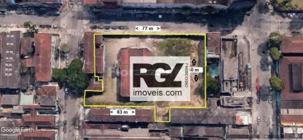 Lote/Terreno para alugar, 4000m² no Vila Mathias, Santos