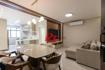 Apartamento com 2 Quartos à venda, 74m² no Estuário, Santos