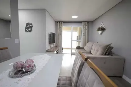 Apartamento com 3 Quartos à venda, 77m² no Campestre, Santo André