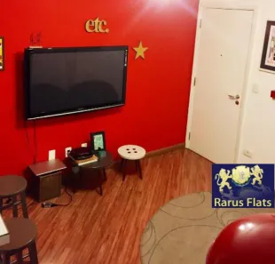Flat com 1 Quarto para alugar, 40m² no Indianópolis, São Paulo
