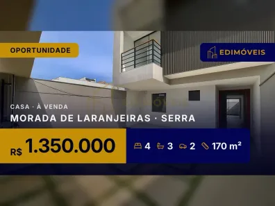 Casa com 4 Quartos à venda, 170m² no Morada de Laranjeiras, Serra