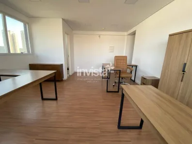Sala Comercial para alugar, 40m² no Ponta da Praia, Santos