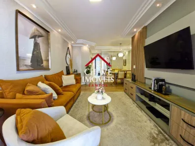 Apartamento com 3 Quartos à venda, 120m² no Gonzaga, Santos