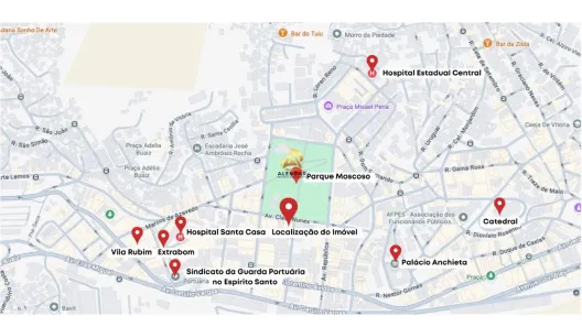 Lote/Terreno para alugar, 1100m² no Centro, Vitória