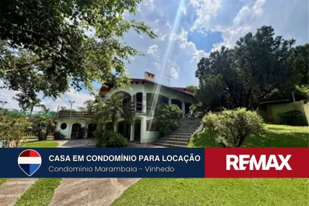 Casa de Condomínio com 3 Quartos para alugar, 479m² no Marambaia, Vinhedo
