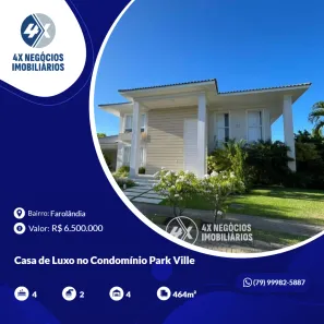 Casa de Condomínio com 4 Quartos à venda, 1014m² no Farolândia, Aracaju