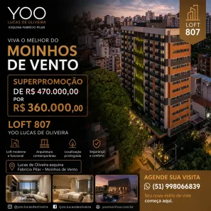 Apartamento com 1 Quarto à venda, 26m² no Mont Serrat, Porto Alegre
