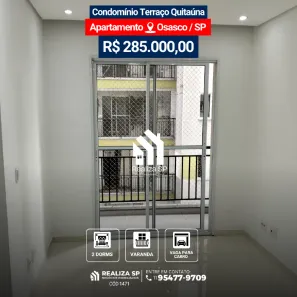Apartamento com 2 Quartos à venda, 48m² no São Pedro, Osasco