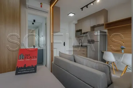 Apartamento com 1 Quarto para alugar, 24m² no Vila Olímpia, São Paulo