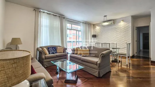 Apartamento com 3 Quartos para alugar, 125m² no Leblon, Rio de Janeiro