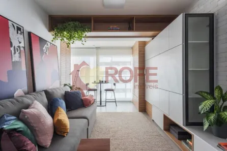 Apartamento com 1 Quarto para alugar, 41m² no Indianópolis, São Paulo