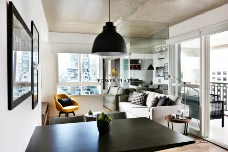 Apartamento com 1 Quarto para alugar, 35m² no Cidade Monções, São Paulo