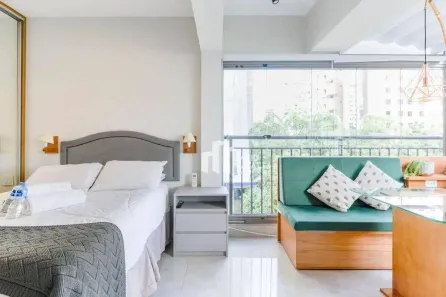 Apartamento com 1 Quarto à venda, 33m² no Indianópolis, São Paulo