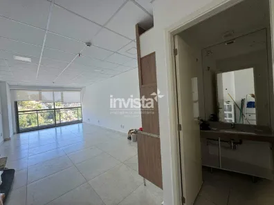 Sala Comercial para alugar, 42m² no Valongo, Santos