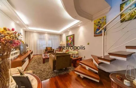 Sobrado com 3 Quartos à venda, 125m² no Vila Scarpelli, Santo André