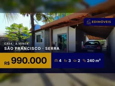 Casa com 4 Quartos à venda, 240m² no São Francisco, Serra