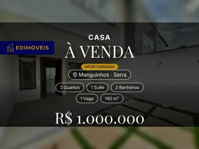 Casa com 3 Quartos à venda, 140m² no Manguinhos, Serra