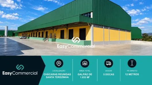 Galpão/Depósito/Armazém para alugar, 1833m² no Chácaras Campestre, Contagem