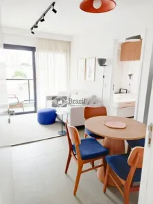 Flat com 1 Quarto para alugar, 40m² no Pinheiros, São Paulo
