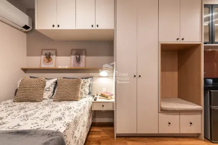 Apartamento com 1 Quarto para alugar, 23m² no Pinheiros, São Paulo
