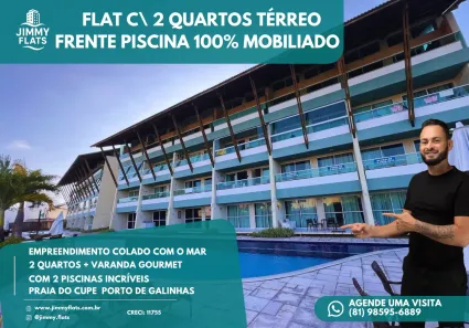 Apartamento com 2 Quartos à venda, 50m² no Merepe, Ipojuca