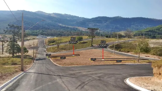 Lote/Terreno à venda, 200m² no , Jacutinga