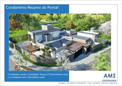 Casa de Condomínio com 3 Quartos à venda, 88m² no Pontal de Santa Marina, Caraguatatuba