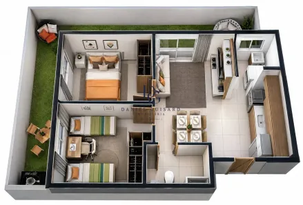 Apartamento com 2 Quartos à venda, 52m² no Vila Prosperidade, Taubaté