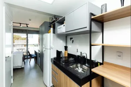 Kitnet com 1 Quarto à venda, 25m² no Indianópolis, São Paulo