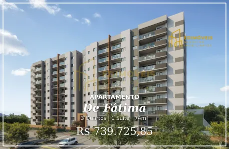 Apartamento com 3 Quartos à venda, 74m² no de Fátima, Serra