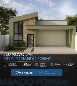 Casa de Condomínio com 3 Quartos à venda, 149m² no Universidade, Macapá