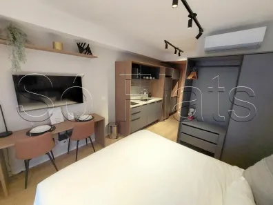 Flat com 1 Quarto para alugar, 30m² no Indianópolis, São Paulo