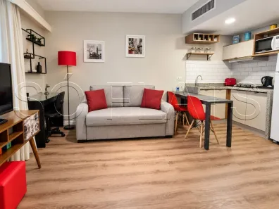 Flat com 1 Quarto para alugar, 28m² no Jardim Paulista, São Paulo
