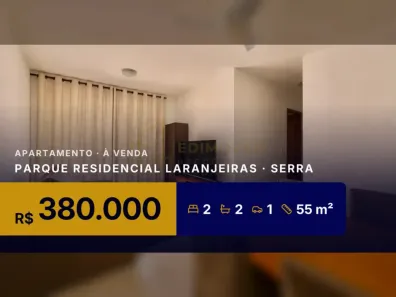 Apartamento com 2 Quartos à venda, 55m² no Parque Residencial Laranjeiras, Serra