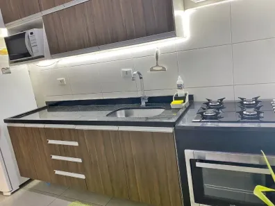 Apartamento com 2 Quartos à venda, 45m² no Vila Scarpelli, Santo André