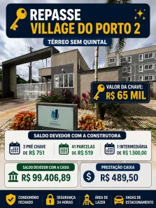 Apartamento com 2 Quartos à venda, 40m² no , São José de Ribamar