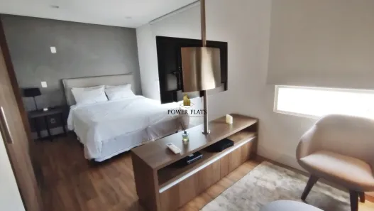 Flat com 1 Quarto para alugar, 36m² no Cidade Monções, São Paulo
