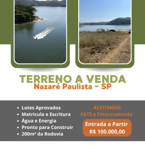 Lote/Terreno à venda, 1200m² no Centro, Atibaia