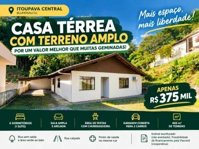 Casa com 4 Quartos à venda, 110m² no Itoupava Central, Blumenau