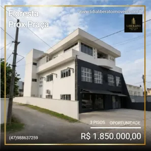 Prédio Comercial à venda, 600m² no Floresta, Joinville