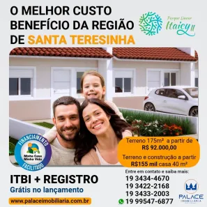 Lote/Terreno com 1 Quarto à venda, 1m² no Santa Terezinha, Piracicaba