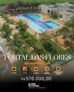 Casa de Condomínio com 3 Quartos à venda, 117m² no Portal das Flores, Sertãozinho