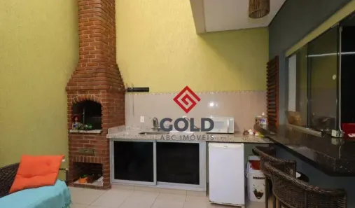 Sobrado com 3 Quartos à venda, 217m² no Vila Scarpelli, Santo André
