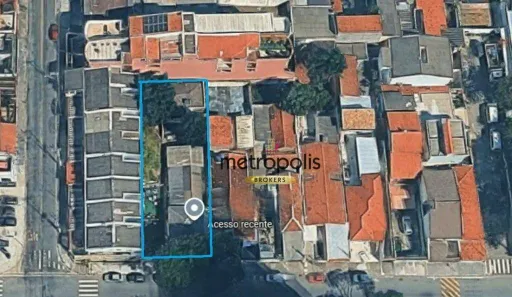 Lote/Terreno à venda, 600m² no Vila Curuçá, Santo André